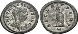 Ancient Coins - Tacitus AE Silvered Antoninianus--FDC