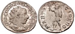 Ancient Coins - Gordian III AR (Silver) Antoninianus (Double Denarius)--Beautiful Coin in Fine Style