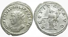Ancient Coins - Philip I AR (Silver) Antoninianus--Left Facing Bust From Antioch!