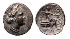 Ancient Coins - Euboea, Histiaia AR (Silver) Tetrobol--Superb!
