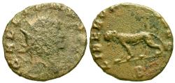 Ancient Coins - Galluebus AE Antoninianus--Panther