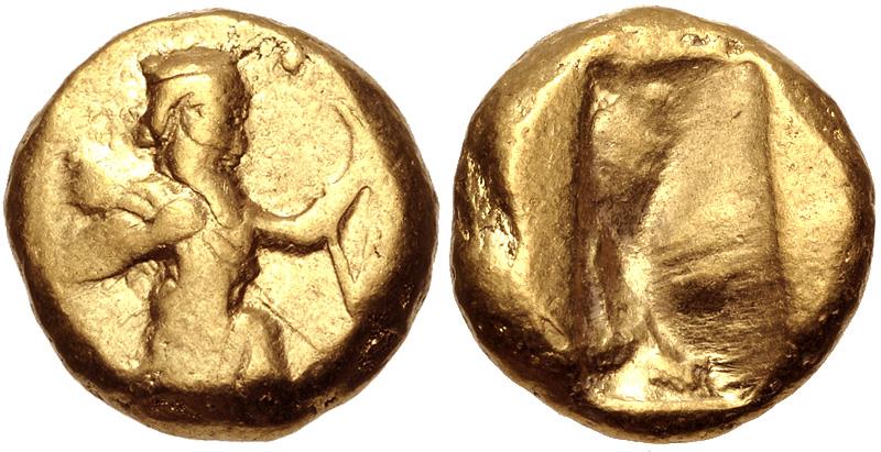 Darius I to Xerxes II AV (Gold) Daric