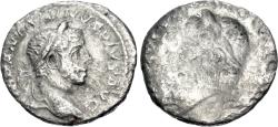 Ancient Coins - Elagabalus AR (Silver) Obverse Brockage
