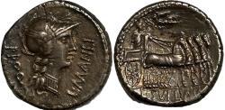 Ancient Coins - L. Cornelius Sulla, T Manlius Torquatus AR (Silver) Denarius--Sulla's Triumph!