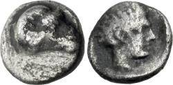 Ancient Coins - Cyprus, Salamis Uncertain King AR Twenty-Fourth Stater