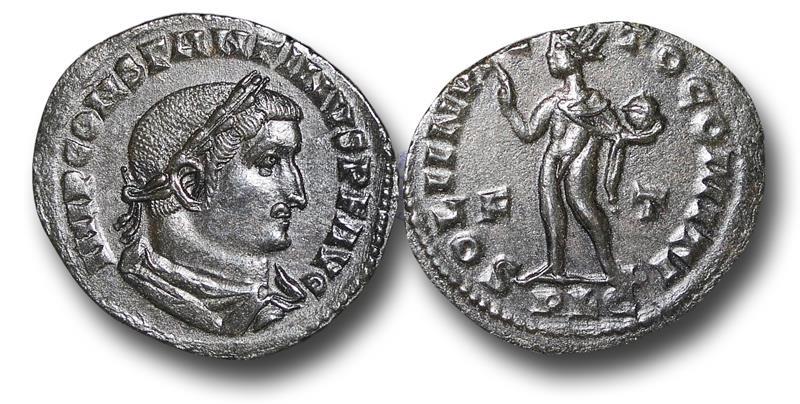 Ancient Coins - R18077 - Constantine I 	(A.D. 307-337), Bronze Reduced Follis, 4.26g., 25mm, Lugdunum mint