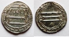 World Coins - HARUN AL-RASHID: ABBASID CALIPHATE. SILVER Dirham - AH 192 - AL SALAM