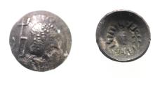 Ancient Coins - ARABIA, Southern. Himyar.. Circa AD 2nd Century. AR Drachm