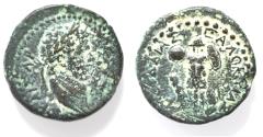 Ancient Coins - JUDAEA, Judaea Capta. Caesaraea Maritima. Titus. AD 79-81. Æ 24