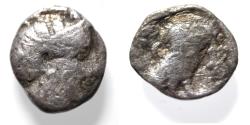 Ancient Coins - ARABIA, Southern. Saba'. Late 4th–mid 2nd centuries BC. AR Half Unit