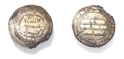 Ancient Coins - ISLAMIC. UMMAYYED SILVER DERHIM. WASIT . 109 A.H