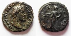 Ancient Coins - ANTONINUS PIUS SILVER DENARIUS