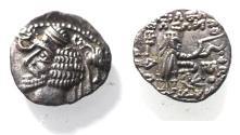 Ancient Coins - KINGS OF PARTHIA. Parthian Kingdom. SILVER DRACHM .