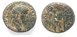 Ancient Coins - JUDAEA, Judaea Capta. Caesaraea Maritima. Titus. AD 79-81. Æ 20