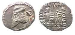 Ancient Coins - Kings of Parthia. Pakoros I (AD 78-120) AR Drachm