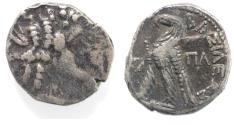 Ancient Coins - tolemaic Kings. Ptolemy X Alexander I and Cleopatra Berenike (101-88 BC). AR tetradrachm (23mm, 13.15g)), Alexandria mint.