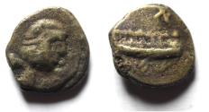 Ancient Coins - Phoenicia, Arados. Contemporary imitation Circa 400 BC, AR DIOBOL