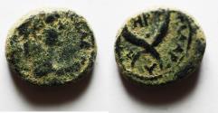 Ancient Coins - Decapolis. GAdara under Claudius (AD 41-54). AE 12