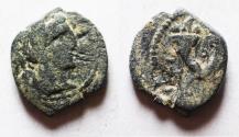 Ancient Coins - NABATAEA. Aretas IV. 9 BC- AD 40. AE 13
