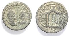Ancient Coins - Trebonianus Gallus (AD 251-253) with Volusian. Coele. Antioch Æ 30
