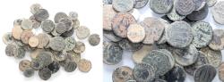 Ancient Coins - AS FOUND: LOT OF 50 ROMAN BRONZE COINS