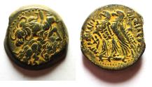 Ancient Coins - PTOLEMAIC KINGS OF EGYPT. Ptolemy VIII Euergetes II (Physcon), second reign, 145-116 BC. Diobol