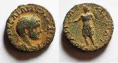 Ancient Coins - VERY RARE: Decapolis. Canatha under Elagabalus (AD 218-222). AE 19mm, 7.86g.