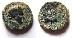 Ancient Coins - VERY RARE: Decapolis. Antioch ad Hippum under Titus (as Caesar, AD 69-79). AE 19mm, 6.14g.