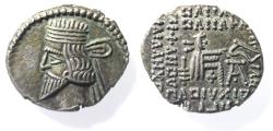 Ancient Coins - Kings of Parthia.  AR Drachm