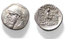 Ancient Coins - KINGS OF PARTHIA. Parthian Kingdom. SILVER DRACHM .