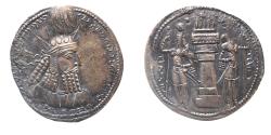 Ancient Coins - SASANIAN KINGS. Vahr?m (Bahram) I. AD 273-276. AR Drachm