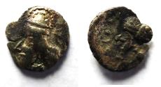 Ancient Coins - Kings of Persis. 2nd century BC. AR Obol