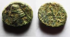 Ancient Coins - Parthian Kingdom. AE CHALKOUS. Phraates IV, 38 - 2 BC