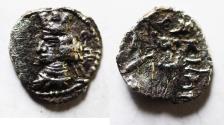 Ancient Coins - Kings of Persis. 2nd century BC. AR Obol