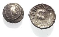 Ancient Coins - ARABIA, Southern. Himyar.. Circa AD 2nd Century. AR Drachm