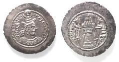 Ancient Coins - Sassanian Empire AR Drachm, Yazdgerd II (438-457 AD). Nice quality.