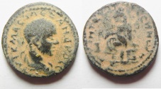 Ancient Coins - Mesopotamia. Edessa under Severus Alexander (AD 222-235). AE 20mm, 6.03g. RARE!