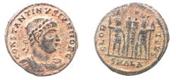 Ancient Coins - CONSTANTINE II AE 3. NICE. AS FOUND