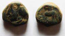 Ancient Coins - Indo-Parthian Kingdom. Ca. A.D. 50-65. Æ drachm