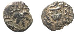 Ancient Coins - Judaea. Jewish War. First Revolt. AE Prutah. Year 2. 67/68 C.E.