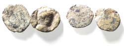 Ancient Coins - NABATAEAN OR GREEK LEAD TESSERA . LOT OF TWO