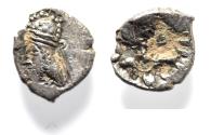 Ancient Coins - Kings of Persis. 2nd century BC. AR Obol