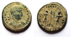 Ancient Coins - AS FOUND. CONSTANTIUS II AE 3
