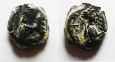 Ancient Coins - KINGS of PARTHIA. Vologases IV. Circa AD 147-191. Æ Chalkon
