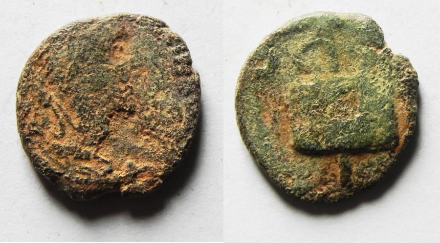 Mesopotamia Edessa. ELAGABALUS AE 15 | Roman Provincial Coins