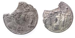 Ancient Coins - SASANIAN KINGS. Vahr?m (Bahram) II, with Queen and Prince 4. AD 276-293. AR Drachm