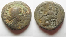 Ancient Coins - EGYPT , ALEXANDRIA , FAUSTINA II BILLON TETRADRACHM