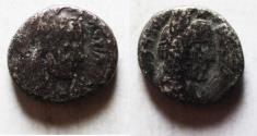 Ancient Coins - Arabia. Nabataean Kingdom. Aretas IV (9 BC-AD 40). AR sela (14mm, 3.60g).Struck c. 9 BC-AD 15/16).