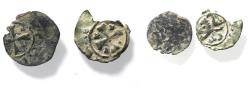 World Coins - CRUSADERS. LOT OF TWO AE