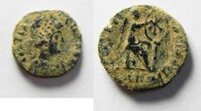 Ancient Coins - ORIGINAL DESERT PATINA: Aelia Flacilla, wife of Theodosius, 383-386 AD, AE 4. ANTIOCH MINT